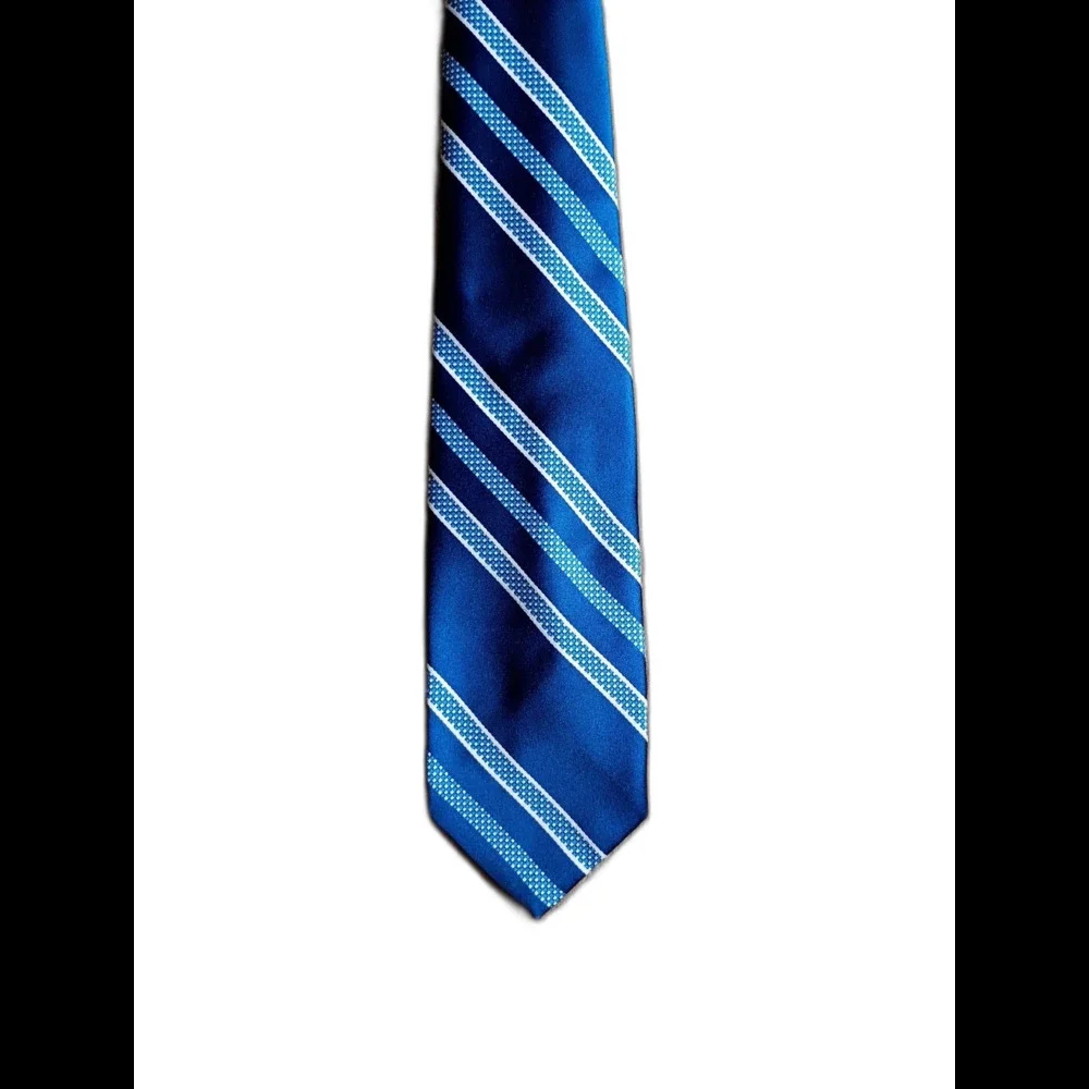 Vintage Givenchy Gentlemen Paris Tie Blue Stripe